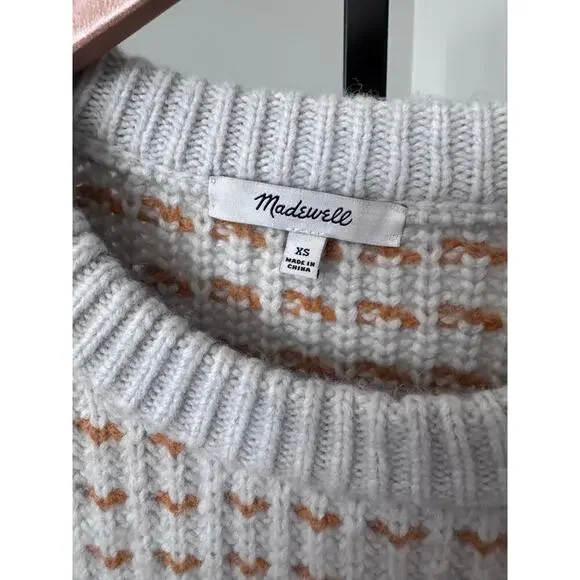 Madewell Striped Barfield Knitted Chunky Sweater Comfort - Picture 5 of 5